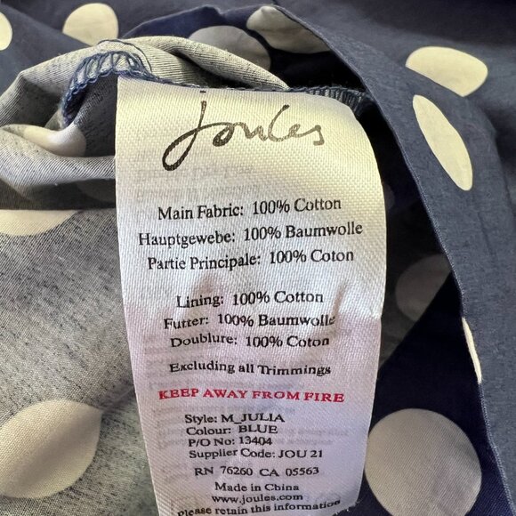 Adorable 100% Cotton Polka Dot Dress (US 6) ~ Joule Lifestyle - Picture 8 of 8